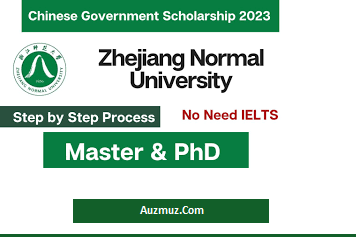 Zhejiang Normal University Scholarship 2024 In China