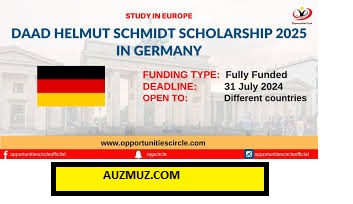 Germany Fully Funded DAAD Helmut Schmidt Scholarships 2024-25